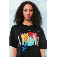 Hinds Leave Me Alone T-shirt, BLACK