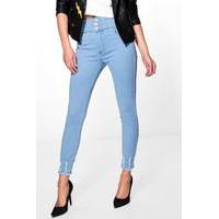 High Rise Skinny Jeans - blue