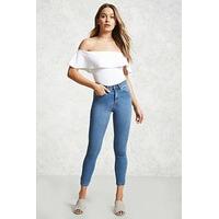 High-Waist Skinny Jeans