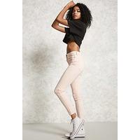 high waist skinny trousers