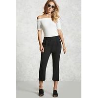 High-Rise Cropped Trousers