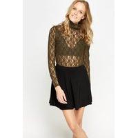 High Neck Lace Top