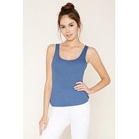 High-Back Ribbed Knit Tank