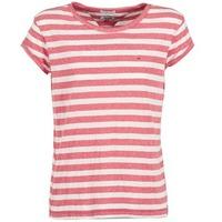 hilfiger denim amelie womens t shirt in red