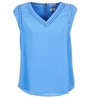 hilfiger denim harmoni womens blouse in blue