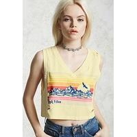 High Vibes Graphic Crop Top