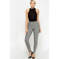 High Waist Skinny Grey Jeans