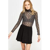 High Neck Lace Top