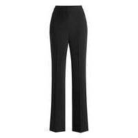High Waisted Flare Trousers - Short