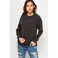 High Neck Charcoal Jumper