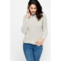 High Neck Grey Jumper