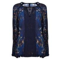 HIGH Floral Lace Long Sleeved Top