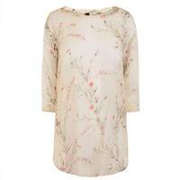 high floral long sleeve top