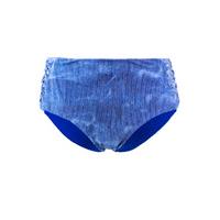 high waisted bikini bottom emmatika denim tika blue