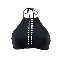 High Neck Swimsuit Emmatika Nero Tihau Black