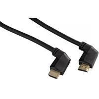 High Speed HDMI Cable plug - plug 90° Ethernet Gold-plated 3m