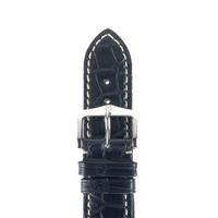 hirsch strap viscount alligator black large 22mm