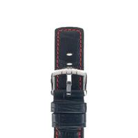 hirsch strap grand duke black large 22mm