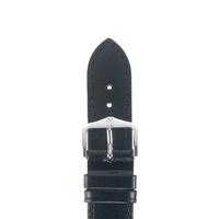 hirsch strap osiris black medium 12mm