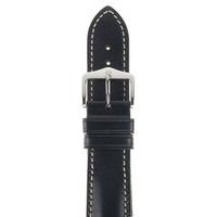 hirsch strap heavy calf black large 20mm