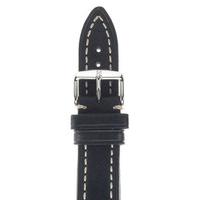 Hirsch Strap Liberty Black Large 24mm