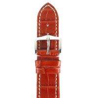 hirsch strap viscount alligator matt red large 18mm