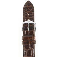 Hirsch Strap Regent Alligator Matt Brown Medium 18mm