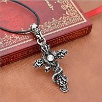 High-end Men\'s Skull Snake Necklace