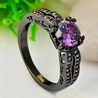 High Quality Fashion Women Round Drill Zircon Four Claw Ring