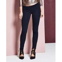 high waisted plain leggings regular