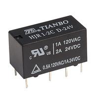 HJRC1-2CD24V 24V DPDT 24V 2A Tianbo Relay