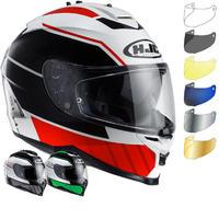 HJC IS-17 Tridents Motorcycle Helmet & Visor