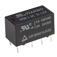 hjrc1 2cd12v 12v dpdt 2a tianbo relay