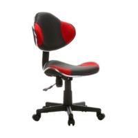 hjh office kiddy gti 2 kids swivelling chair grau red