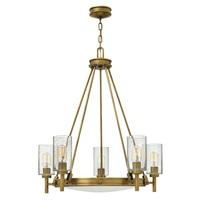 hkcollier5 collier 5 light chandelier in heritage bronze