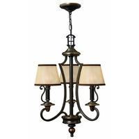 hkplymouth3 3 light vintage chandelier in olde bronze