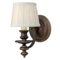 HK/DUNHILL1 Dunhill 1 Light Royal Bronze Wall Light with Shade