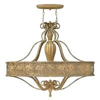 hkcarabelpd carabel 6 light champage oval ceiling chandelier