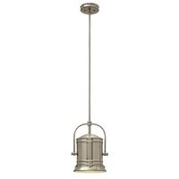 HK/PULLMAN/M BN Nickel Theatre Ceiling Pendant Light