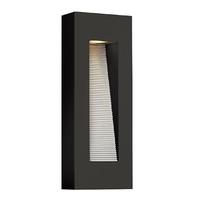 HK/LUNA/M SK Luna Medium Rectangular Wall Light In Satin Black