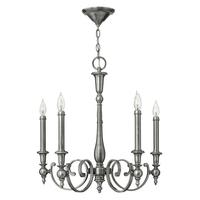 hkyorktown5 5 light antique nickel traditional chandelier