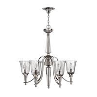 hkchandon6 6 light stirling amp crystal ribbed chandelier