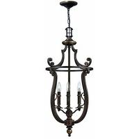 hkplymouth4p 4 light vintage pendant in olde bronze