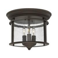 hkgentryf ob gentry 3 light flush round ceiling lantern