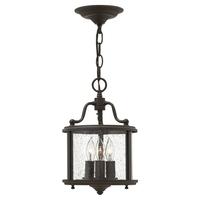 hkgentryps ob gentry 3 light bronze round hanging ceiling lantern