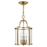 HK/GENTRY/P/M PB Gentry 4 Light Round Polished Solid Brass Hall Lantern