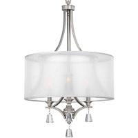 HK/MIME/SF Mime Semi Flush Brushed Nickel Ceiling Pendant with Crystals