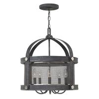 HK/HOLDEN5 DZ Holden 5 Light Aged Zinc Lantern Chandelier