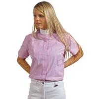 HKM Pink Striped Childs Competition Blouse 176 Age 14-15