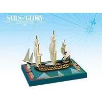 hms leander 1780 hms adamant 1780 sails of glory ship pack